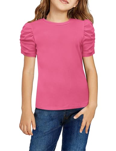 Arshiner Girls Puff Short Sleeve T-Shirt Blouse