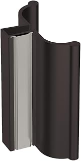 Gordon Glass® 3" Oil Rubbed Bronze Frameless Shower Door Handle with Metal Strike - Magnet is NOT Included and Sold Separately