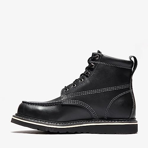 Image of Bonanza Boots FRONTIER PLUS 6 inch Men's Moc Toe Work Boot - Built For Tough Jobs