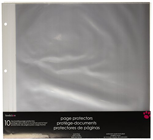 Sandylion SBPGPRO Protector-Refill Pack 10 TOP Loading Page, Clear