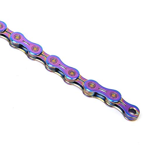 Fahrradkette Bunt,9/10/11/12-Fach ​​Fahrrad Kette Universal Chain Ersatzzubehör für Variable Geschwindigkeit für Mountainbike Rennrad (11 Geschwindigkeit)
