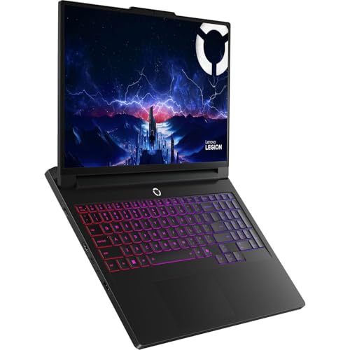 Image of Lenovo Legion Pro 7i Gen 10, AI Gaming Laptop, Intel Ultra 9 275HX, 16 inch OLED 2.6K (2560x1600) 240Hz 500 nits, 64GB DDR5, 4TB SSD, NVIDIA RTX 5090, 5MP Camera E Shutter, Wi-Fi 7, Win 11 Pro - Black