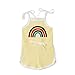 YWLINK NiñOs NiñA Moda Verano Arco Iris Sin Mangas Honda Colgar Mono De Mameluco A Rayas Sin Respaldo Mameluco Mezcla De AlgodóN Moda Casual Sin Mangas Traje De Rastreo