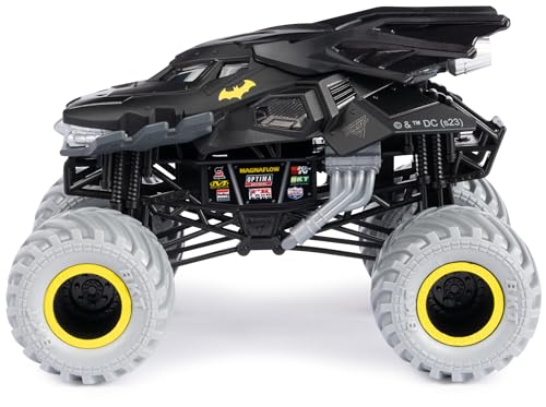 Monster Jam - Coche Monster Truck Batman Escala 1:24 METÁLICO - 6067612 - Coches para Niños - Juegos Infantiles - Juguetes Niños 3 años + 5 Monster Jam - Coche Monster Truck Batman Escala 1:24 MetÁlico - 6067612 - Coches Para Niños - Juegos Infantiles - Juguetes Niños 3 Años +