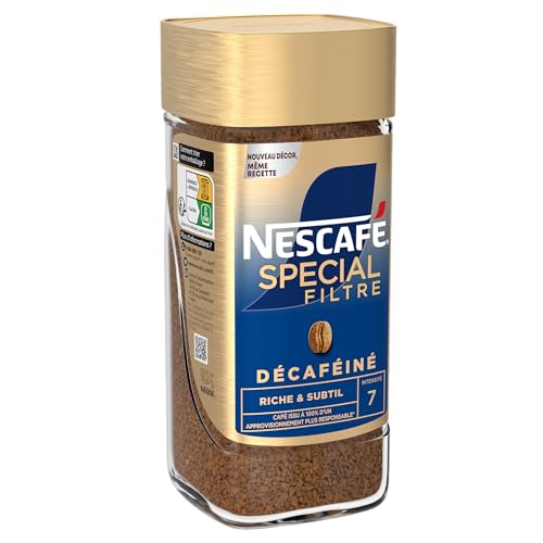 Café Soluble Spécial Filtre Décaféiné Nescafe Le Flacon De 50 Tasses - vue 4