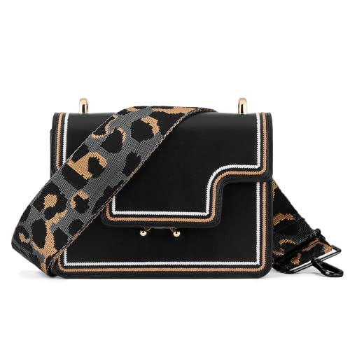 Image of ZOOEASS Nickel Buckles Wide Shoulder Strap Adjustable Replacement Belt Gun Buckles Guitar Style Crossbody Bag Strap