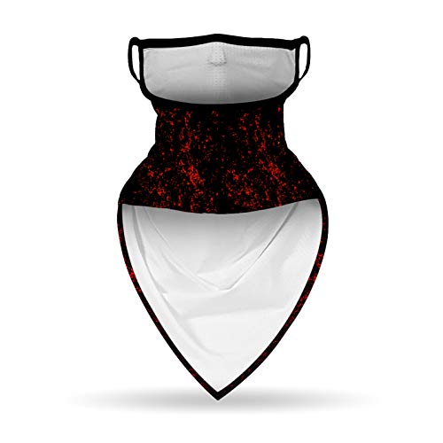 Lenço de pescoço, Andoer Polaina de pescoço com presilhas de orelha elástica respirável lenço de cob