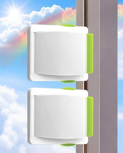 引き戸ストッパー MYCOLO 窓 網戸 スライドドア 引き戸 ロック 転落防止 子供 赤ちゃん 猫 犬用 ドアストッパー 2個入り (緑色)