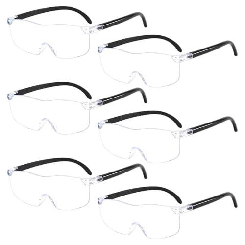 6pcs Vergrößerungsbrille Lupenbrille für Brillenträger...