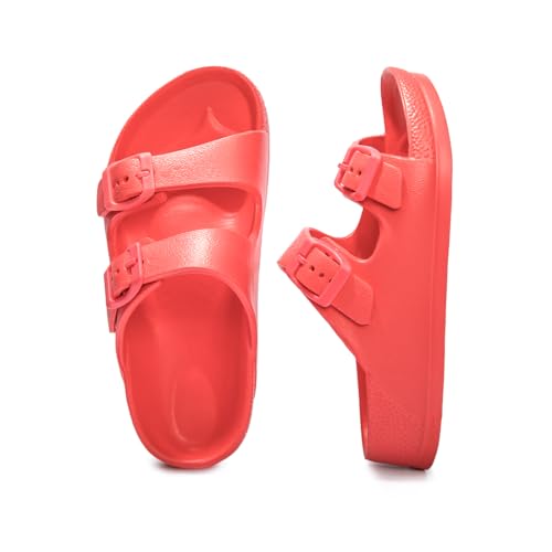 Image of FUNKYMONKEY Kids EVA Slides Waterproof Slip-on Pool Sandals for Boys Girls