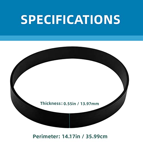 Ncyoew Vacuum Belt For Dirt Devil (Royal) Style 4/5 Powermax Pet/Featherlite/Powerlite/Swivel Glide Upright Vacuum Cleaner Parts #3720310001#1Lu0310X00, Pack Of 3 #TOP5