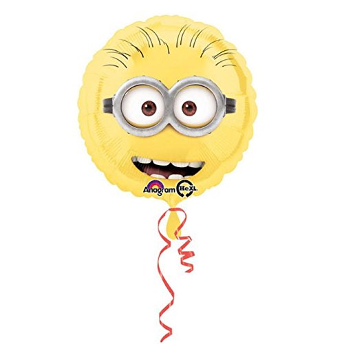Preisvergleich Produktbild Amscan 2995201 - Standard Folienballon Ich - Einfach unverbesserlich, Durchmesser circa 43 cm, Heliumballon