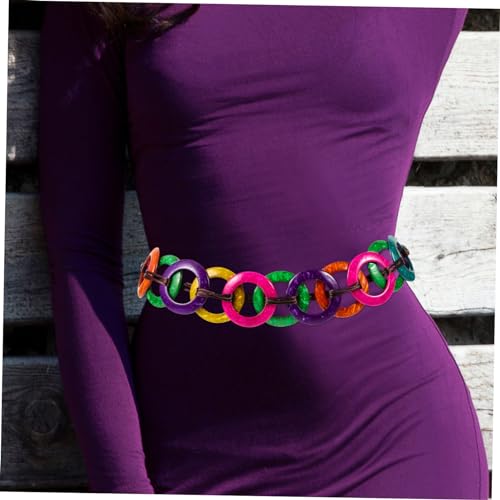 Bohemian Woven Waist Belt for Women Rope Tie Back Belt Lightweight Decorative Dress Accessory Elegant Multi Color Braided Waistband for Festival and Daily Wear4