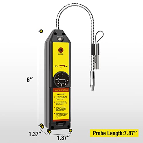 Simbow Freon Leak Detector With Led Light, [2021 Upgrade] Refrigerant Halogen Leak Detector Portable R134A R410A R22A R600A R290 Cfcs Hcfcs Hfcs Tester Air Conditioner Detection Tool Hvac #TOP3