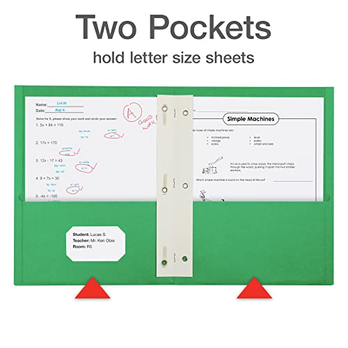 Dossiers à 2 pochettes de qualité supérieure Oxford 57716 pour présentations