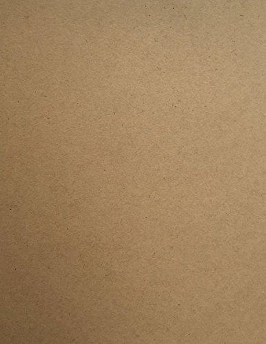 Brown Kraft 100% Recycled Cardstock - 8.5 X 11 Inch - Premium 100 Lb. Heavyweight Cover - 25 Sheets From Cardstock Warehouse #TOP1