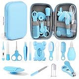 Flintronic 20 Pcs Trousse de Soin Bébé, Trousse de Toilette Bébé Compacte, avec Brosse à Cheveux, Pince à Ongles ect pour Nouveau-Nés Filles Garçons
