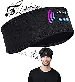 LIUZIZHPY Sleep Headphones Headband,Wireless V5.0 Bluetooth Headphones,Wireless Sports Headband for Man Women ,Built-in ultra HD Stereo Speakers,Side Sleep/Cycling/Traveling/Fitness/Running