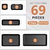 Kutesna 69PCS Large Plastic Drawer Organizer, 5 Sizes Versatile Desk Drawer Organizer Trays, Drawer Dividers, Organization and Storage Bins for Tools,Office,Jewelries,Kitchen Utensils and Makeup #1