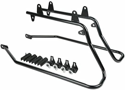 Vista 8 de TCMT Kit de soporte de conversión de inserción de alfombra de 6 x 9 pulgadas para Harley Softail Heritage Deluxe modelos 1984-2017