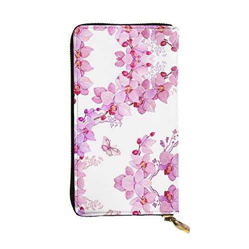 Portefeuille en cuir motif pluie de chats et de chiens avec porte-cartes mixte