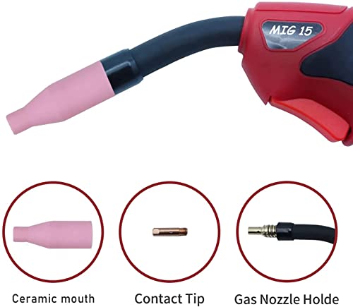 Mig Welder Ceramic Nozzles Mb15 15Ak 10Pack Gasless Consumables Mig/Mag Welding Torch Consumables Mig Contact Tips Mig Welding Machine #TOP2
