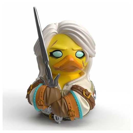 TUBBZ First Edition: The Witcher - Ciri Cosplaying Rubber Duck Vinyl Figure – Official Collectible for Fans of The Witcher