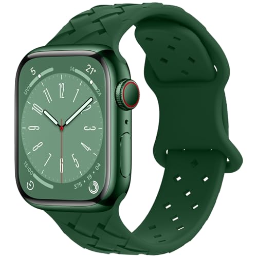 JXRICH For Apple Watch �o���h �A�b�v���E�H�b�` �o���h�G�R�Ȓ|�҂݃V���R������41mm 40mm 38mm �����Ղ邤������ �V���R�������x���g �h�� �h�� �ʋC�����悭���K �ϏՌ�9 8 7 6 5 4 3 2 1 SE SE2��