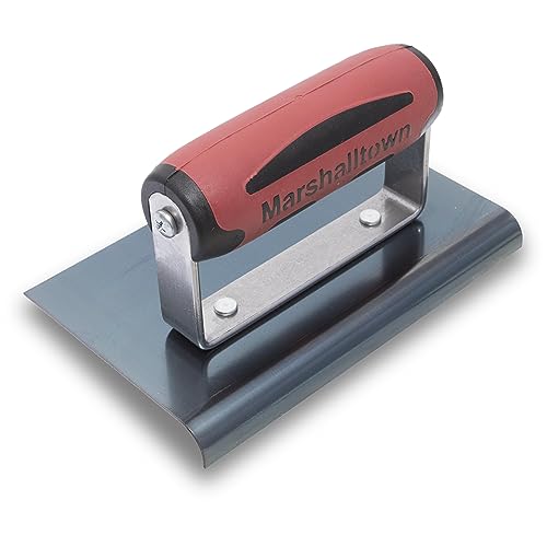 Image of MARSHALLTOWN Straight Concrete Edger, 6 x 4 Blue Steel, Assembled in USA