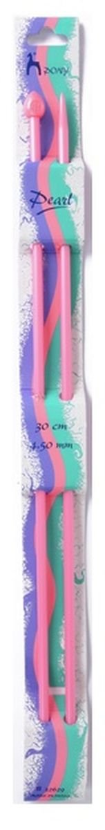 Pony Pearl jacket knitting needles, plastic, multicolored, 30 cm x 4.50 mm