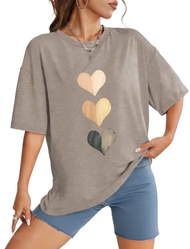 Save 23% on WIHOLL Women's Oversized Graphic Tees with Code WVZWBQY2