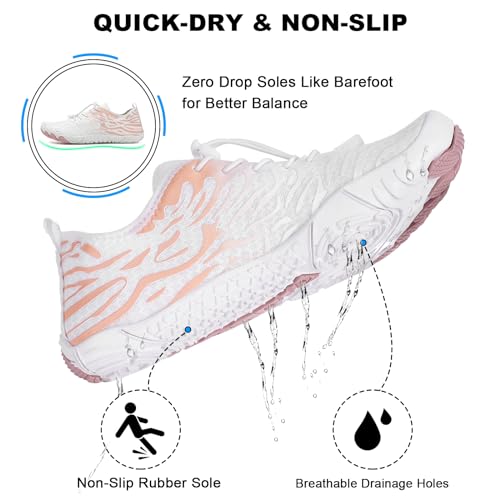 Image of Hike Barefoot Shoes for Women Men Non-Slip Breathable Walking Shoes Wide Toe Box Comfortable Athletic Footwear
