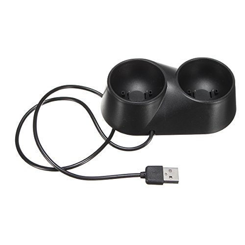 C-FUNN Le Double Support De Station d'accueil De Chargeur De Contrôleur D'Usb pour Sony Ps4 PS Se Déplacent VR Psvr