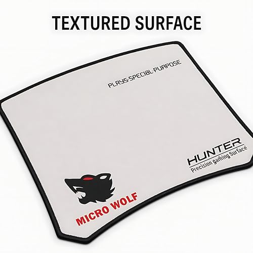 Image of ELIFF Hunter Precision Gaming Surface Micro Wolf Gaming Mouse Pad for Desktops, Laptops, Gaming