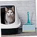 FONDOTIN 2pcs Cat Litter Scoop Base Litter Storage Bin Shovel Litter Tray Cats Litter Scoop with Stand Cat Litter Scoop Holder Litter Scooper with Stand Caddy Liter Handle Paw Plastic