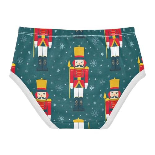 Christmas Nutcracker Green Girl Panties Cute Toddler Underwear Floral Cotton Fancy Briefs Underpants 2t2