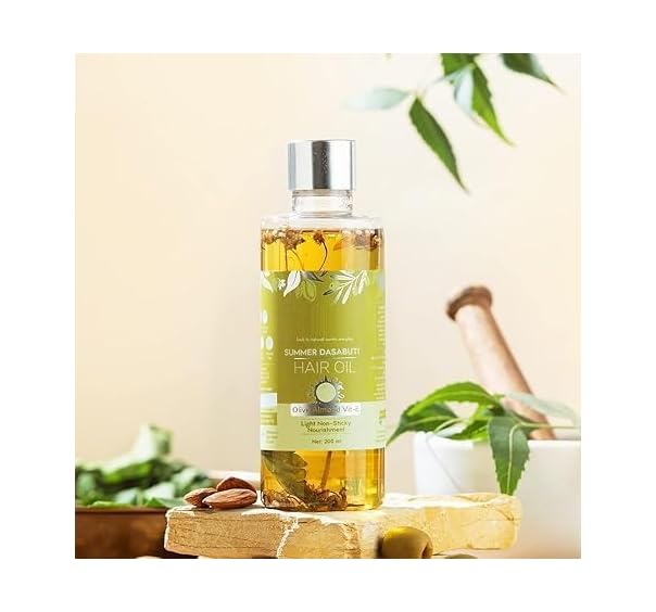 MI Olive Almond Summer Light Hair Oil With Vitamin E For Men & Women, All Hair & Scalp Types, No Paraffin, Mineral oil, Preservatives & Chemicals-100ml.