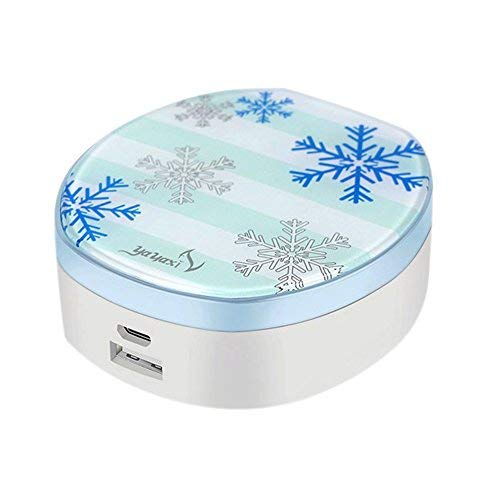 Face Mister&LED Makeup Mirror,3 in 1 Portable USB Charging Moisture Detection Nano Cold Mist Sprayer WishLotus Multi-functional Humidifier Beauty Instrument for Men and Women
