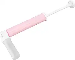 Aerógrafo Manual para Bolo, Aerógrafo Manual para Decoração de Bolo, Multiuso, Faça você Mesmo, Material Plástico de Múltiplas Cores para Chocolate, Pastelaria para Bolo (Rosa)
