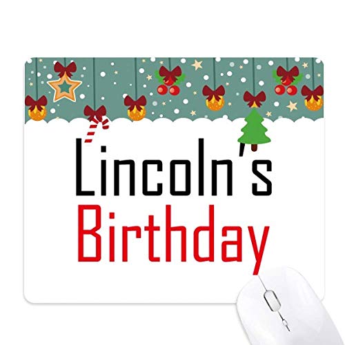 Tapis de souris Lincoln en caoutchouc : une idée cadeau originale pour passionnés d'histoire