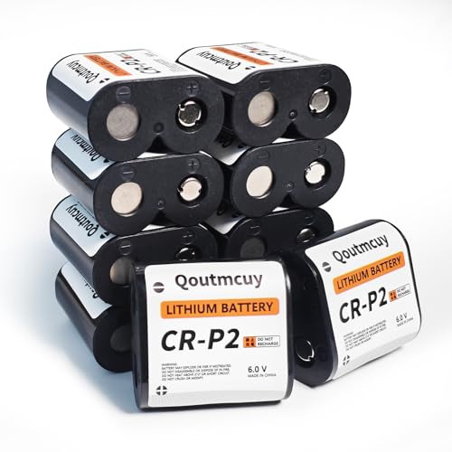 Image of CR-P2 6V Lithium Battery (10-Pack) 1600mAh - Replacement for 223A, 2CR - P2, EL223AP, and DL223A Batteries