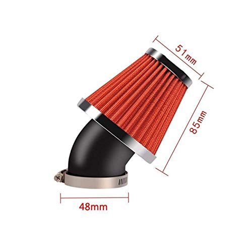 Nibbi Motorcycle Air Filter High Performance Air Filter 48Mm For Honda Yamaha Suzuki Atv Ssr Ttr Dirt Bike Pit Bike Mini Bike Gy6 Ajs #TOP5