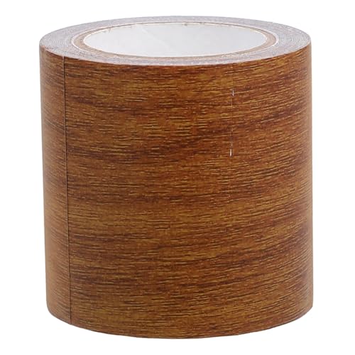 STOBAZA Wood Grain Tape for Walls Floors Furniture Mirror Border Tape Wood Bulletin Board Border Strong Adhesion