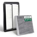 Engine Cabin Air Filter Replacement Kit CF11854 CA11858 Compatible with 2014-2020 Rogue(2.5L)