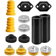 Rear Upper Lower Shock Mount Absorber and Bump Stops Kit Fit for BMW E82 E87 E88 E90 E92 325xi 328i etc, Replace 33526768544 33536767334 33506771737 33506771738 33506767010