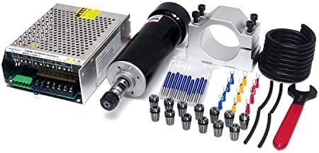 Daedalus CNC Spindle Motor Kit, 500w, ER11, Brushed