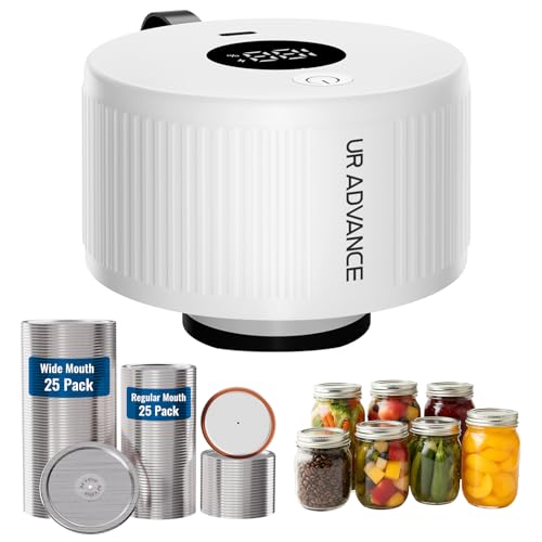 UR ADVANCE 2nd Gen Mason Jar Sealer & Lids Set