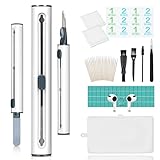 Airpod Earbud Cleaner Kit,3 in 1 Multi-Function Earpod Cleaning Pen with Soft Brush & Cleaning Putty for Earphones Phone Headphones,Electronics Cleaning Tool,Remove Ear Wax,Dirt & Gunk from Devices