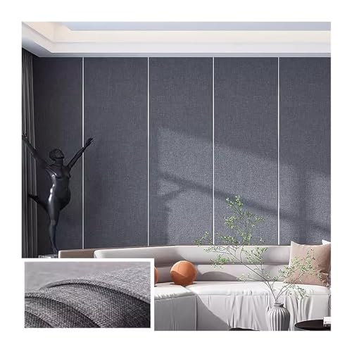 Carta da parati insonorizzata, autoadesiva, con superficie ruvida, impermeabile, rimovibile, per riduzione del rumore e decorazione