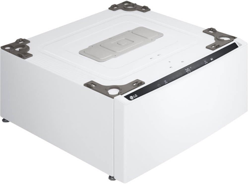 27 in. 1 cu. ft. Laundry Pedestal Washer with Slim DD Motor in White
